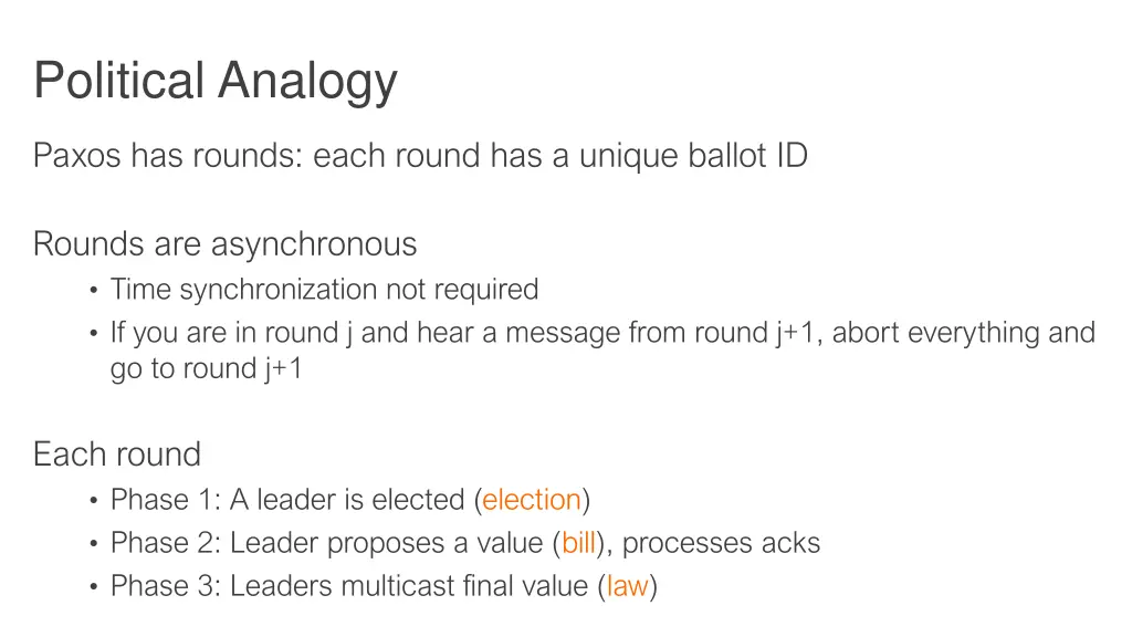 political analogy