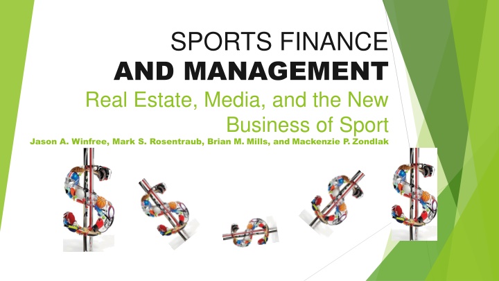 sports finance and management real estate media