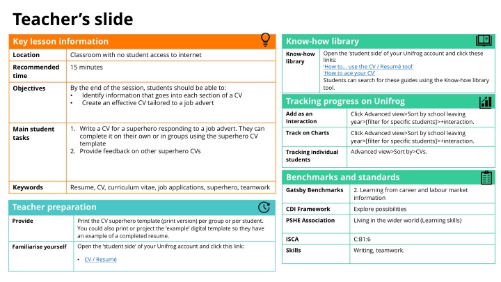 teacher s slide