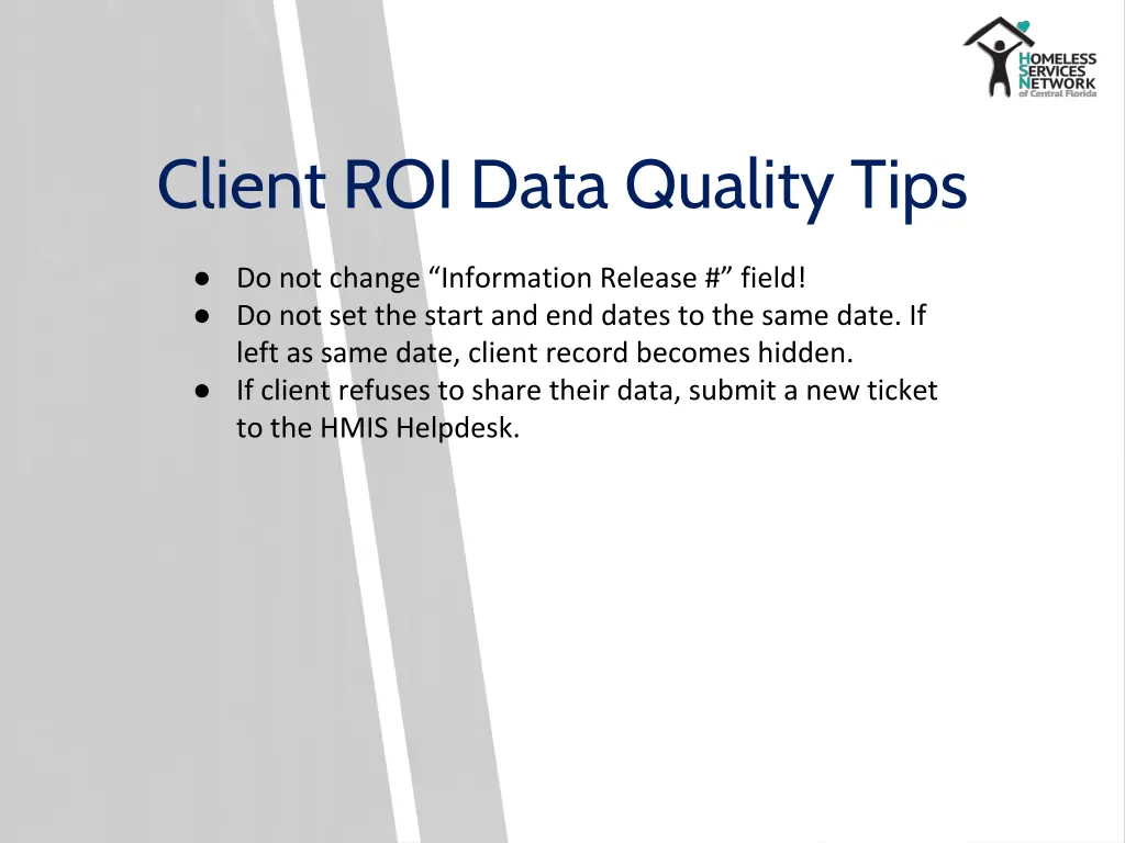 client roi data quality tips