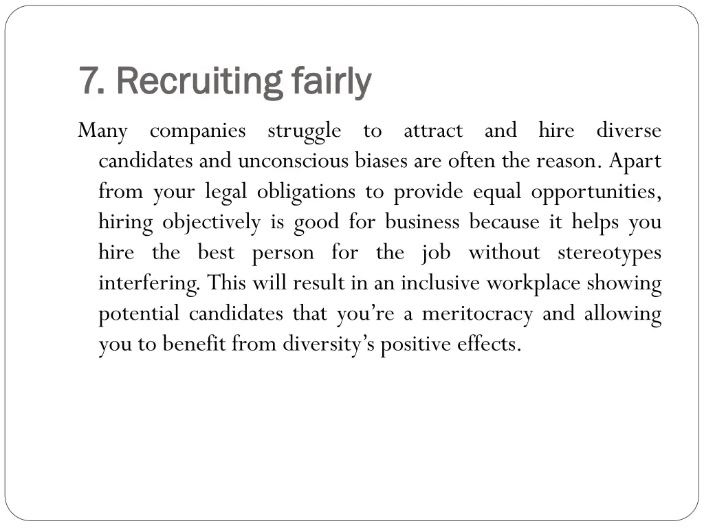 7 recruiting fairly 7 recruiting fairly