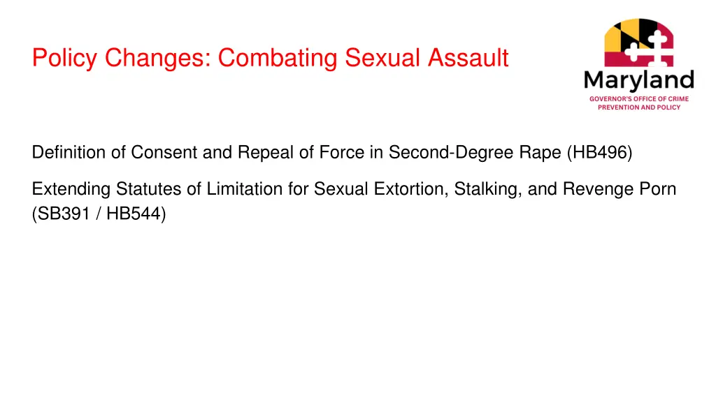 policy changes combating sexual assault