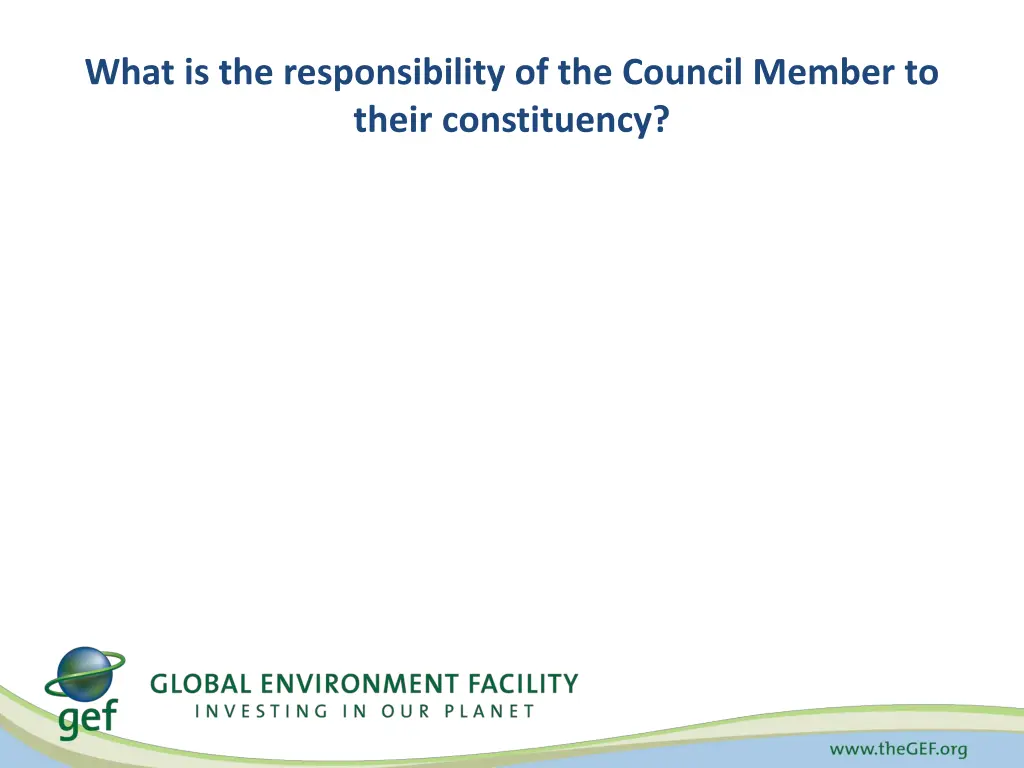 what is the responsibility of the council member