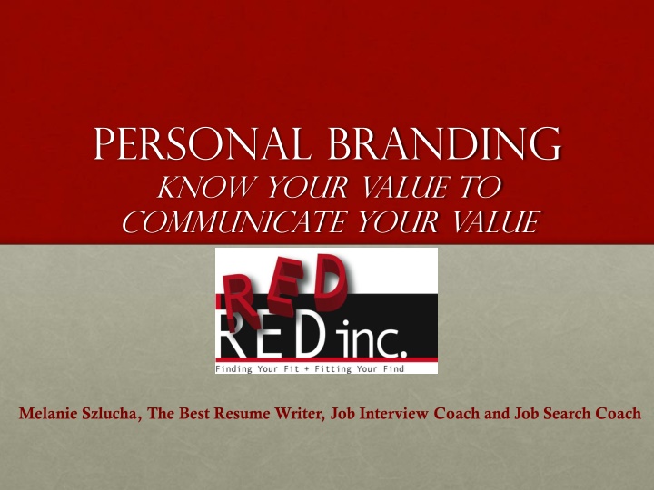 personal branding know your value to communicate