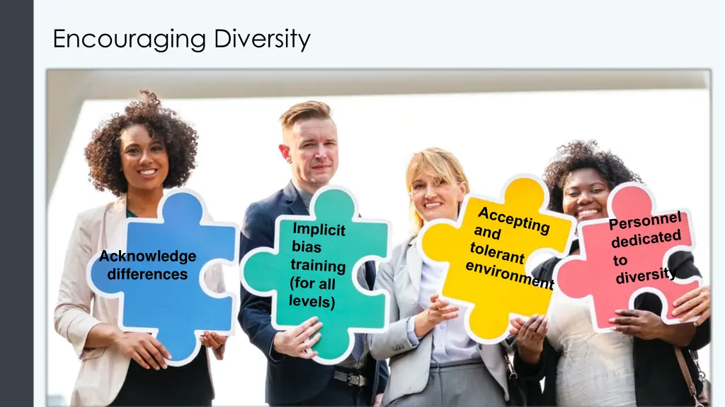 encouraging diversity