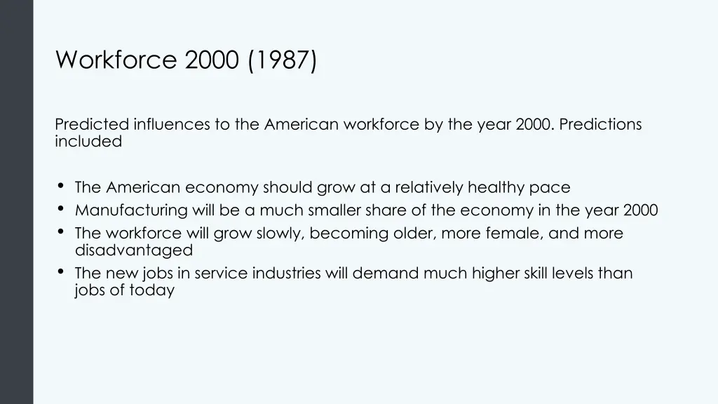 workforce 2000 1987