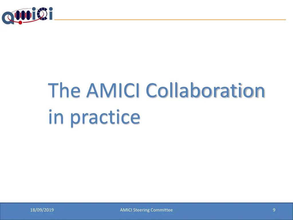 the amici collaboration in practice