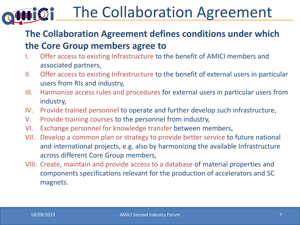 the collaboration agreement