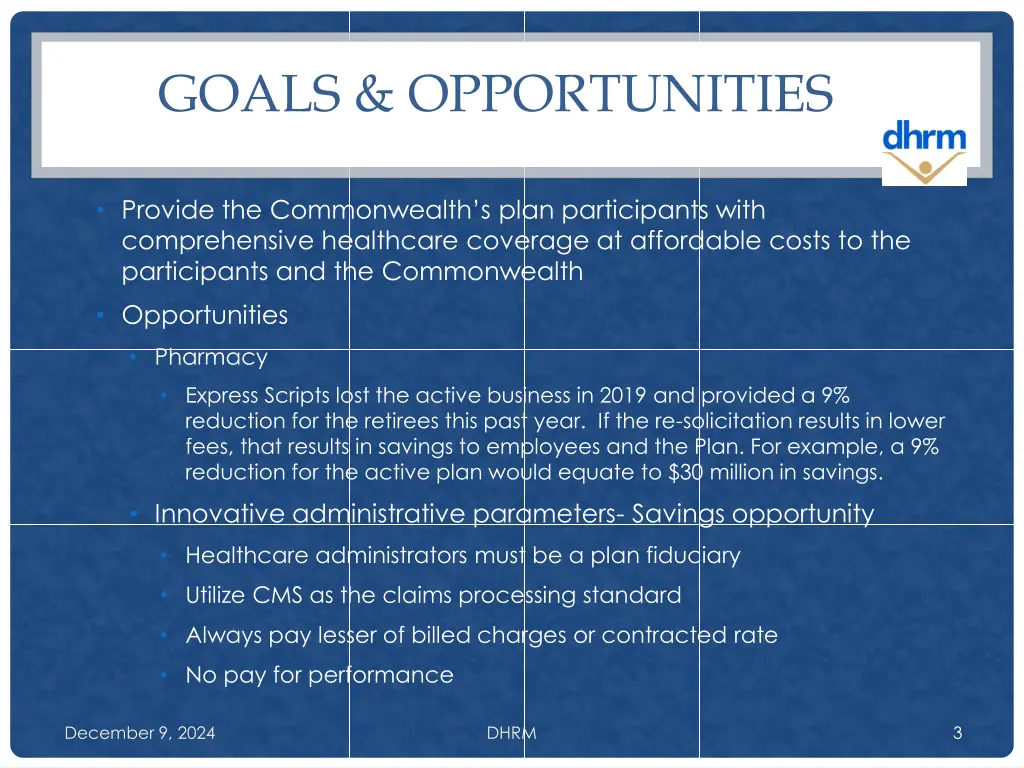 goals opportunities