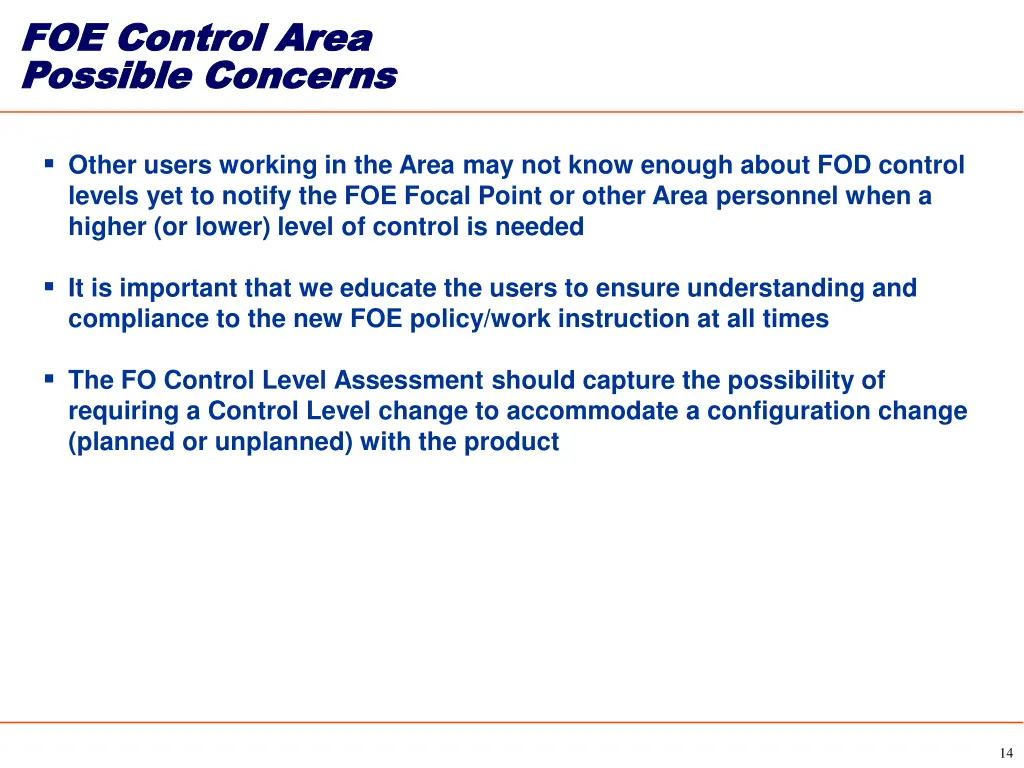 foe control area foe control area possible