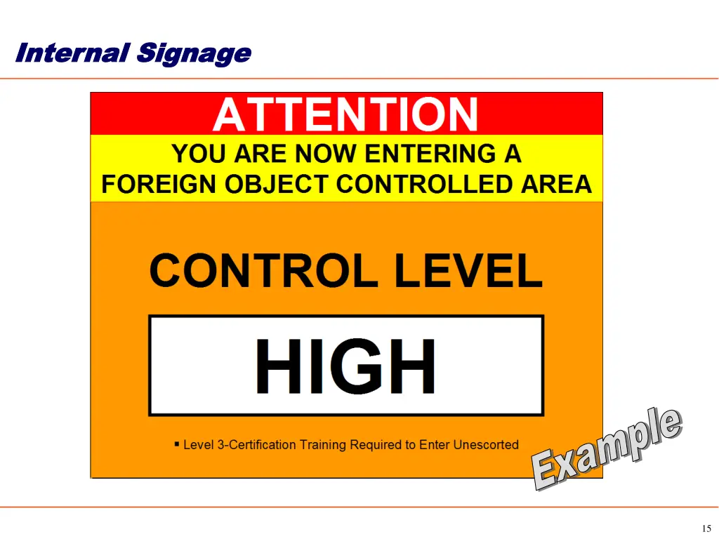 internal signage internal signage