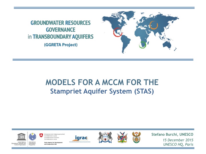 models for a mccm for the stampriet aquifer