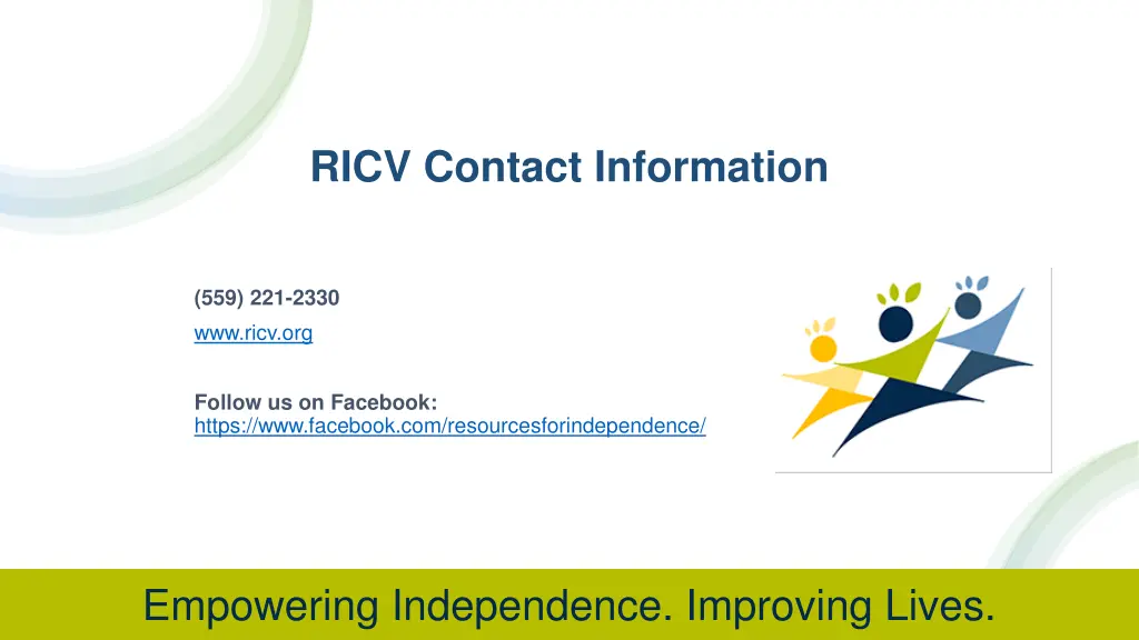 ricv contact information
