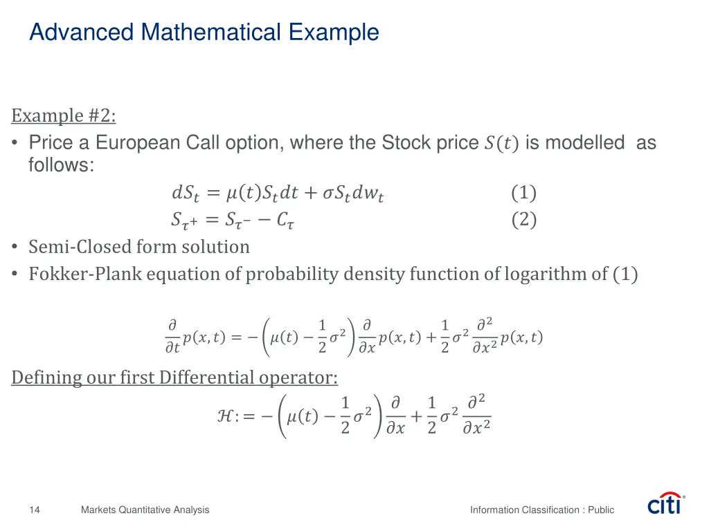 advanced mathematical example