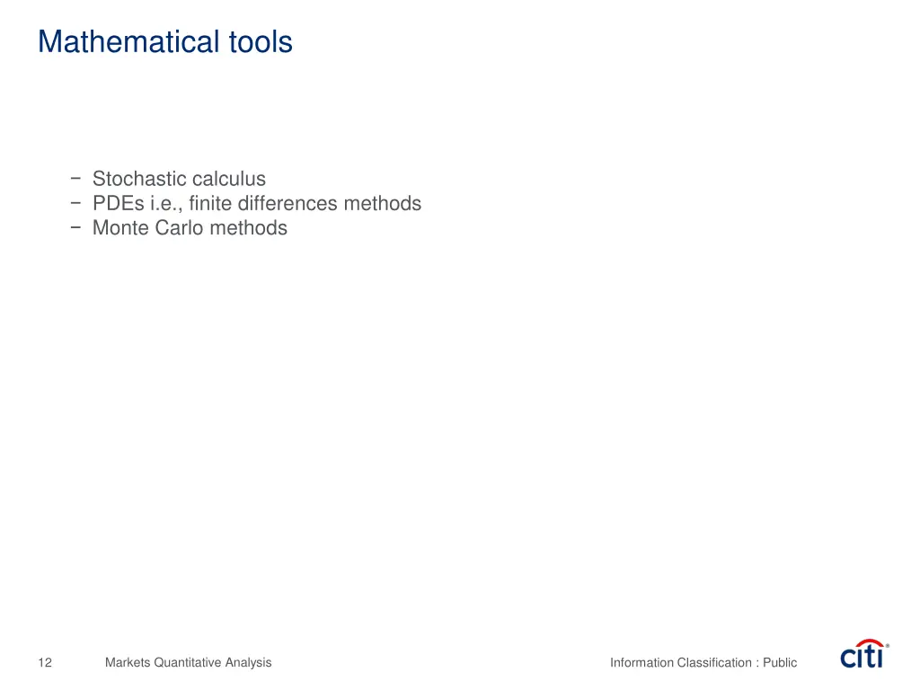 mathematical tools
