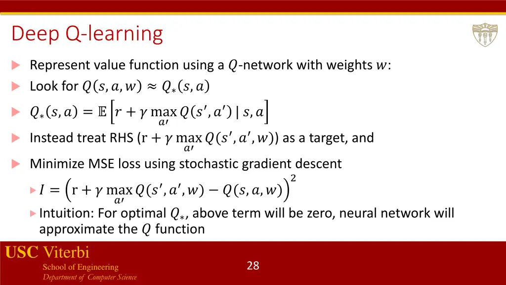 deep q learning
