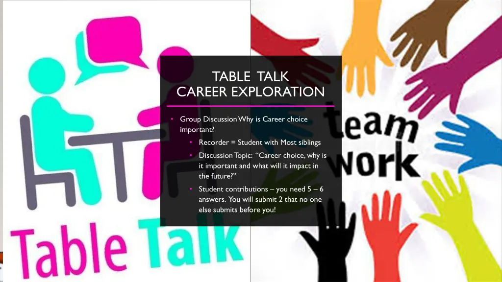 table talk career exploration