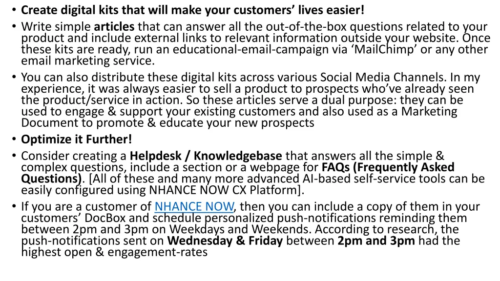 create digital kits that will make your customers