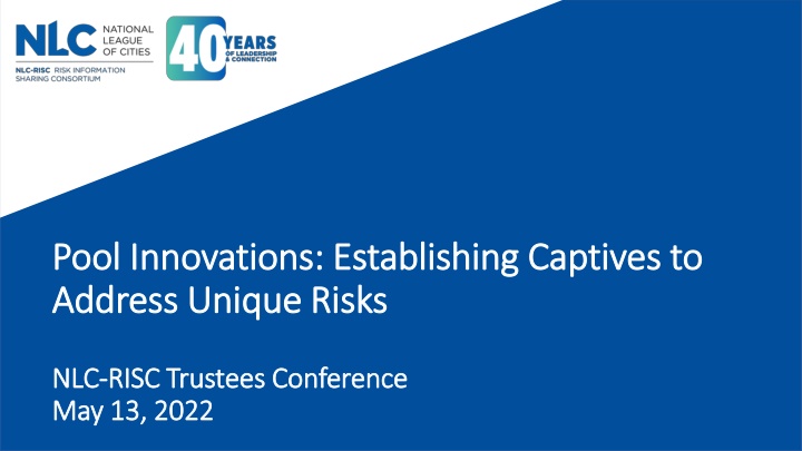 pool innovations establishing captives to pool