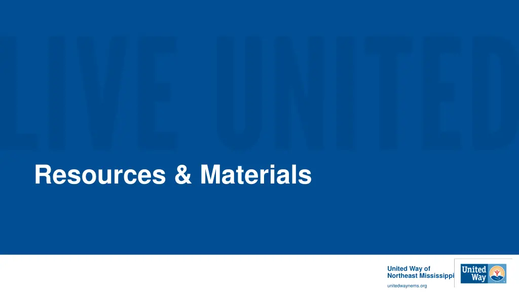 resources materials