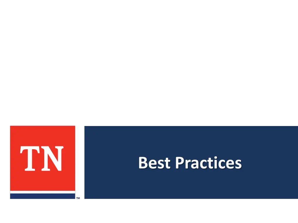 best practices