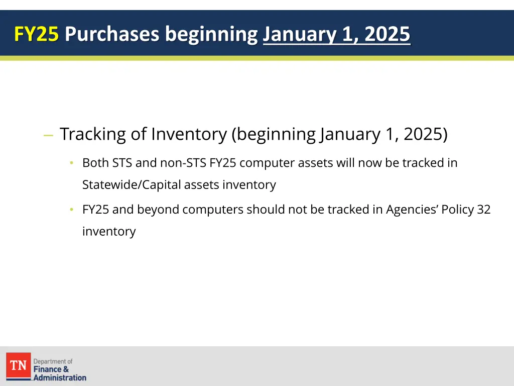 fy25 purchases beginning january 1 2025