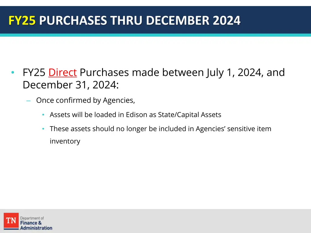 fy25 purchases thru december 2024 3