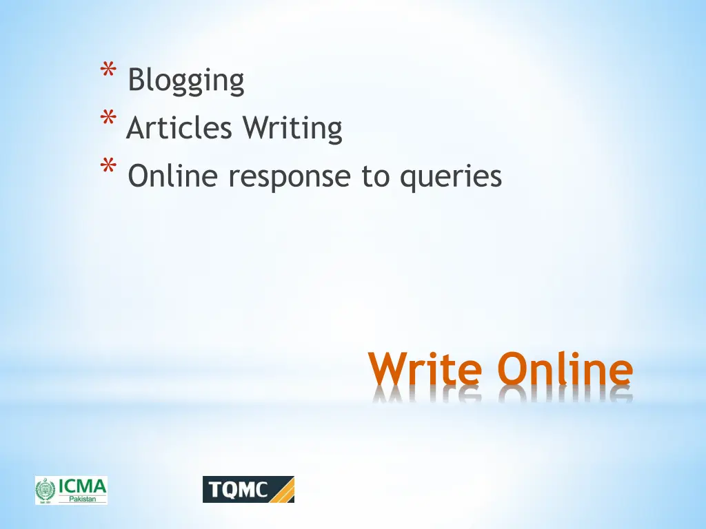 blogging articles writing online response