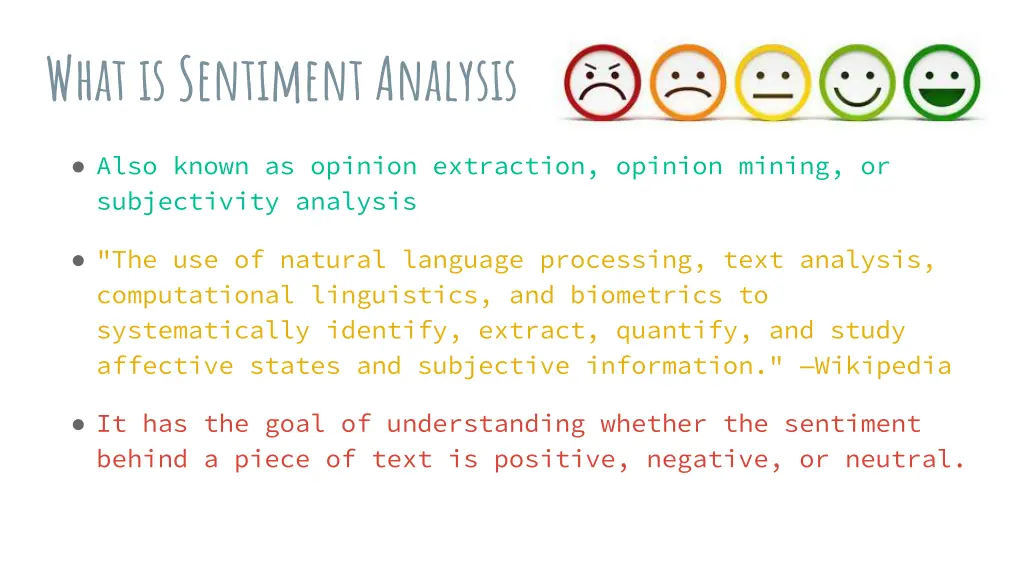 what is sentiment analysis
