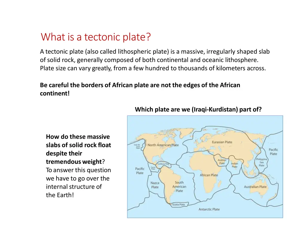 whatisatectonicplate