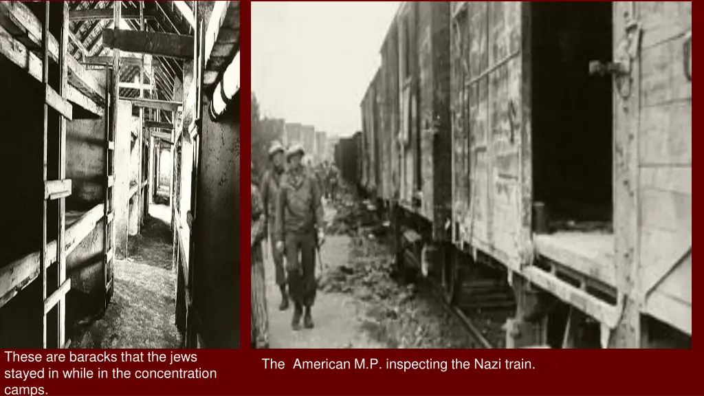 these are baracks that the jews stayed in while