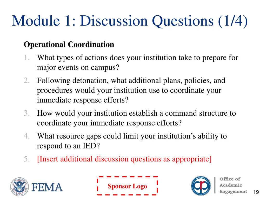 module 1 discussion questions 1 4