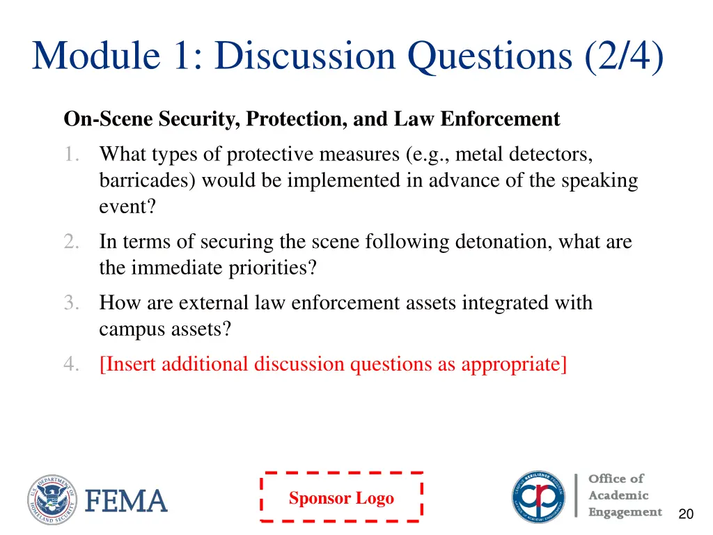 module 1 discussion questions 2 4