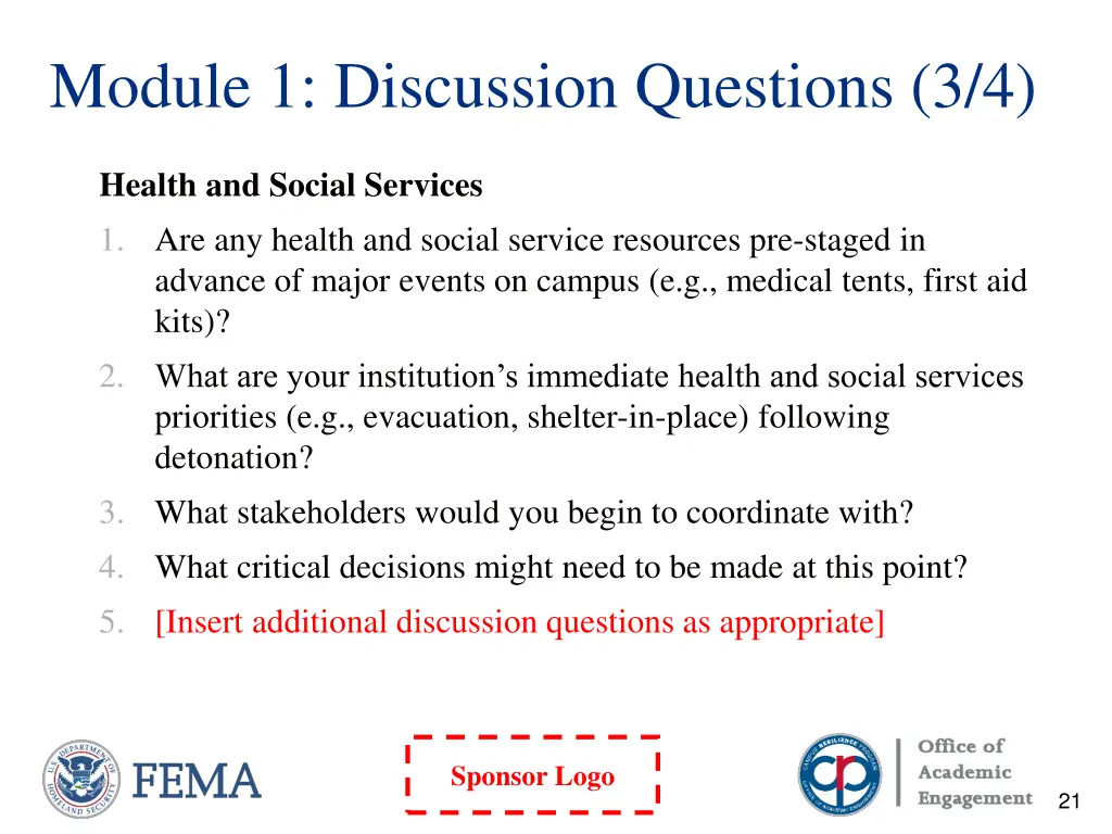 module 1 discussion questions 3 4