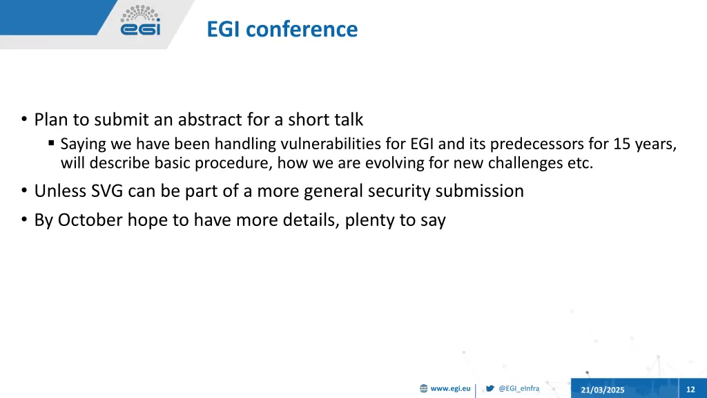 egi conference