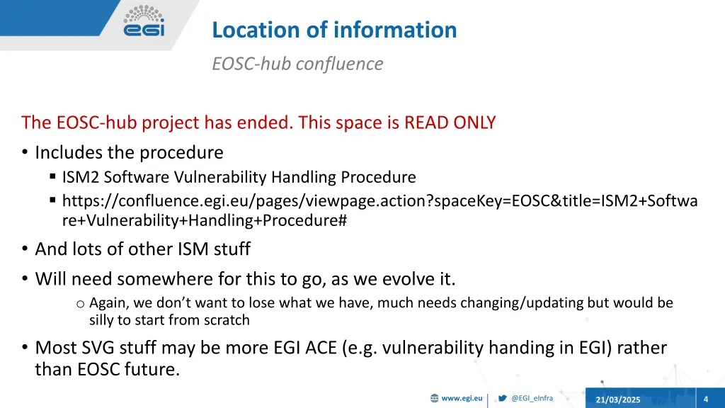 location of information 1