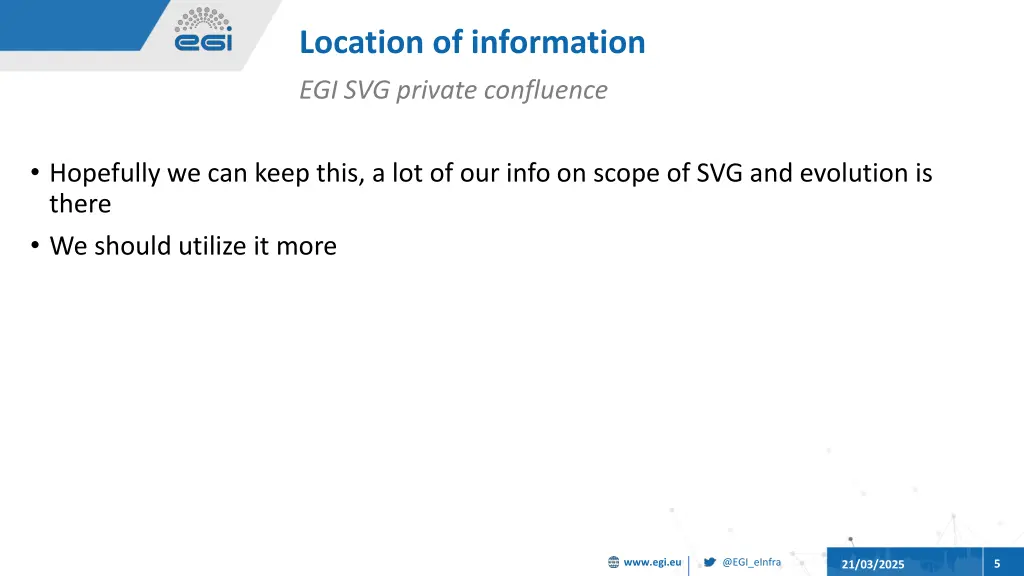 location of information 2