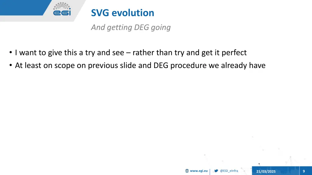 svg evolution
