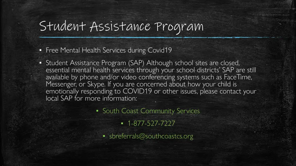 student assistance program