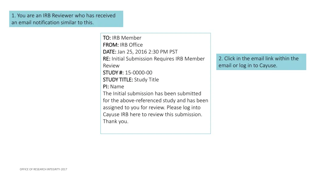 1 you are an irb reviewer who has received