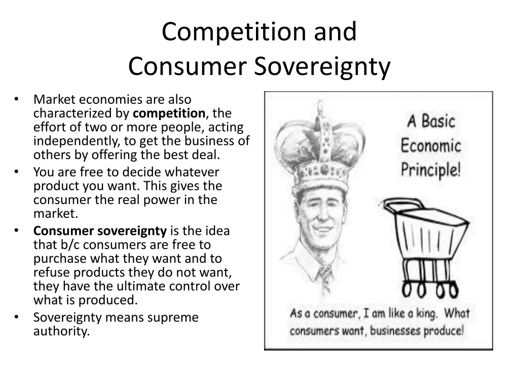 competition and consumer sovereignty