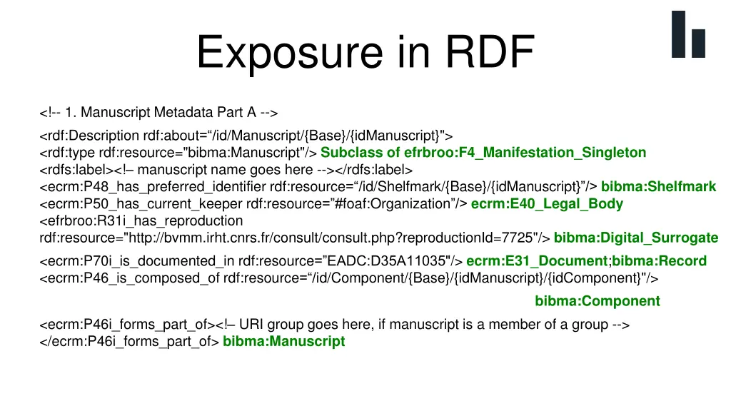 exposure in rdf