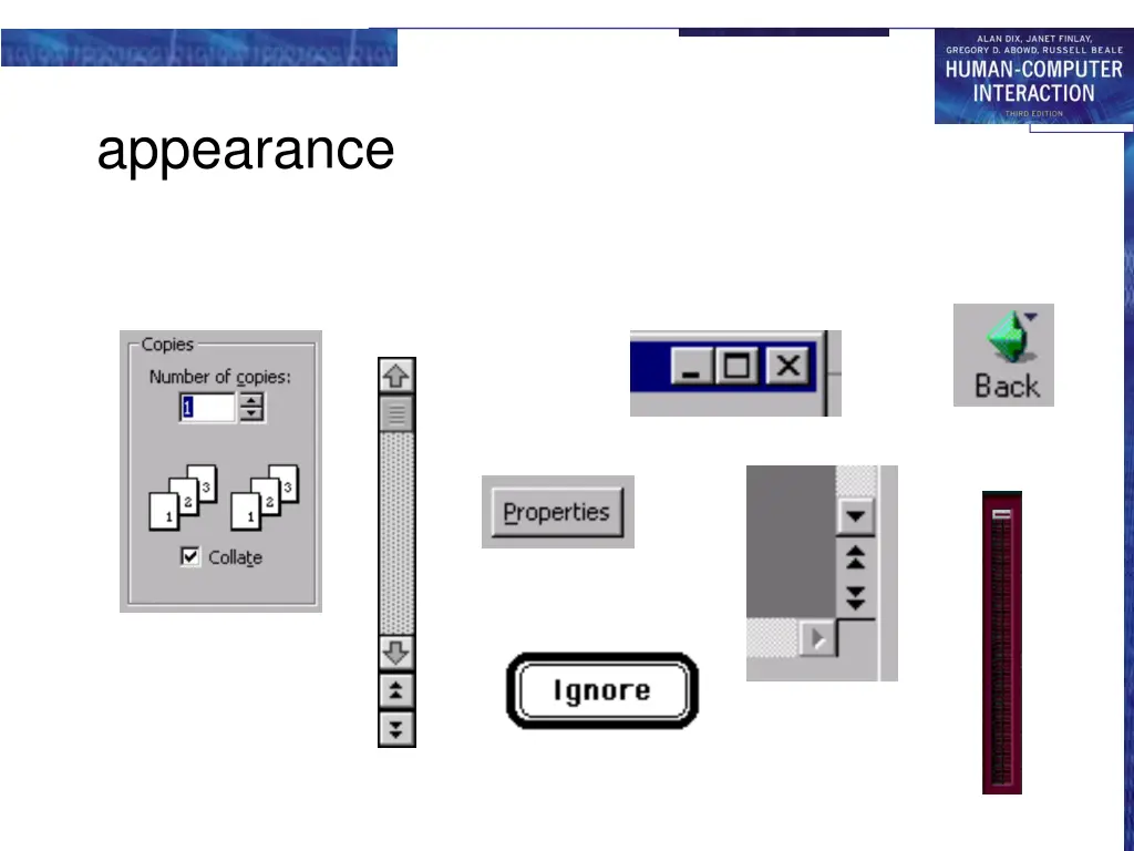 appearance