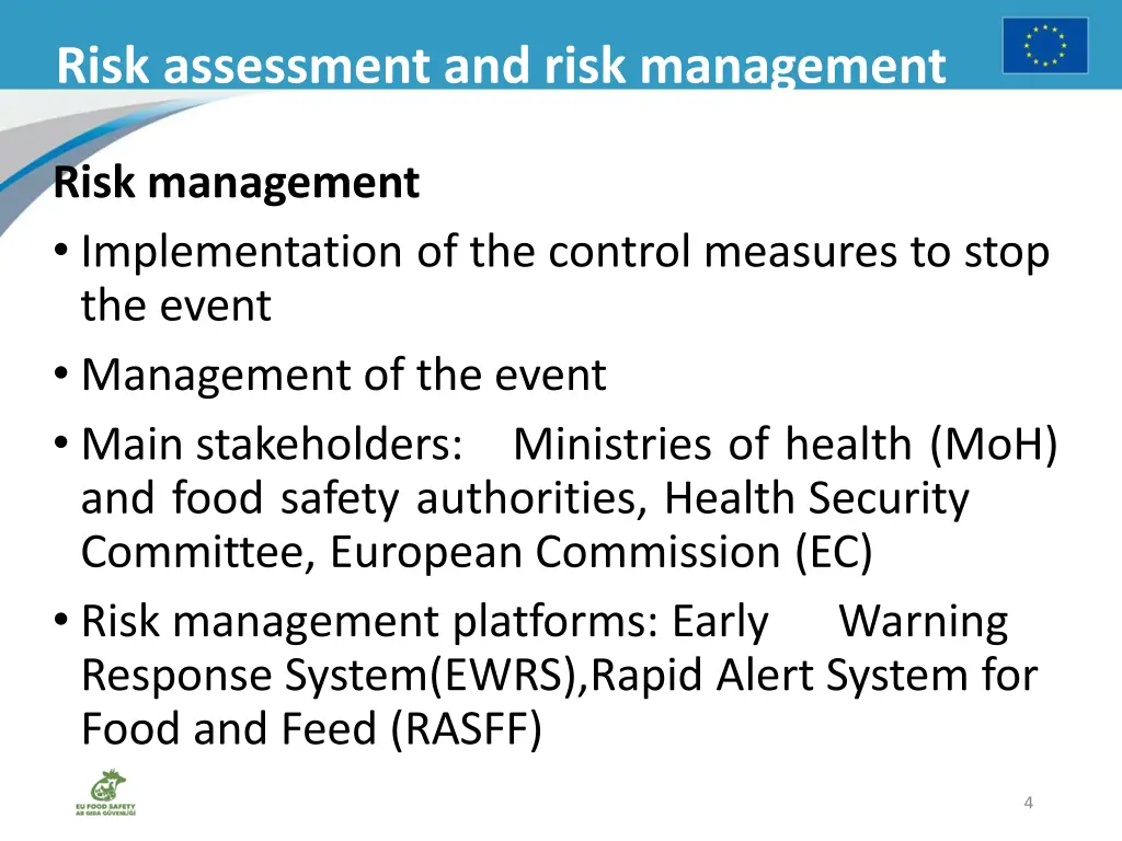 risk assessment and risk management 1