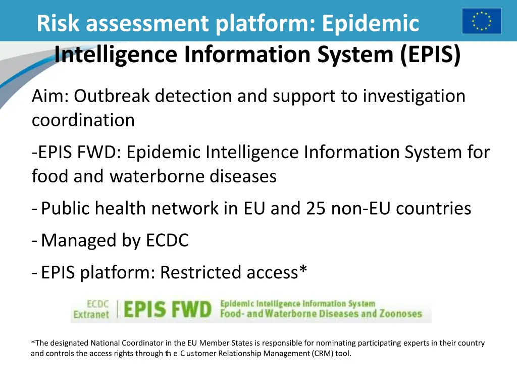 risk assessment platform epidemic intelligence