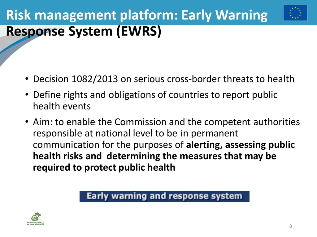 risk management platform early warning response