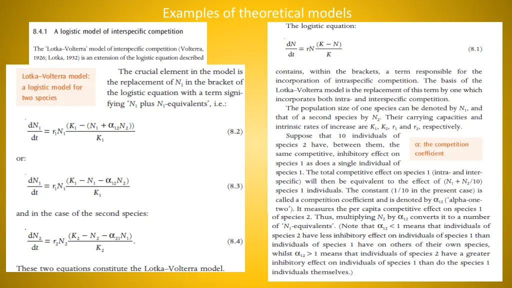 examples of theoretical models