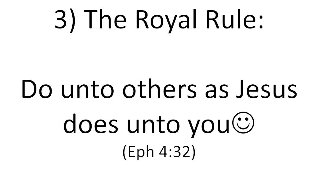 3 the royal rule