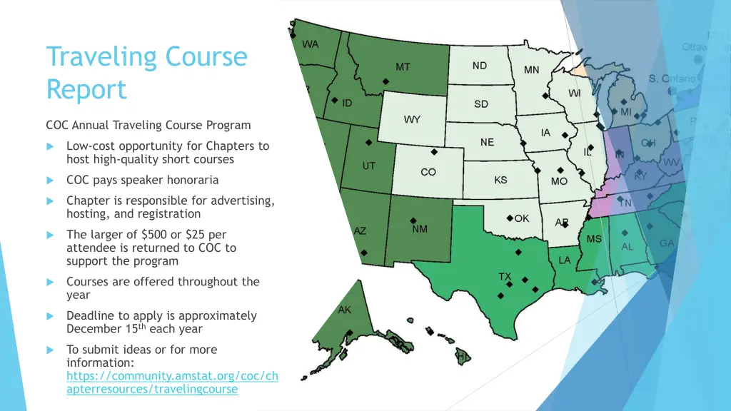 traveling course report