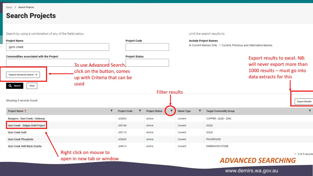 export results to excel nb will never export more